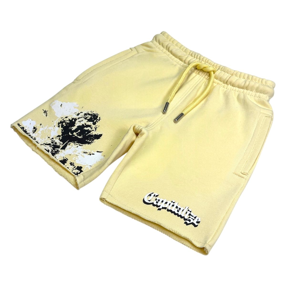 ELITE PREMIUM Capitalize Cropped Kids Fleece Shorts