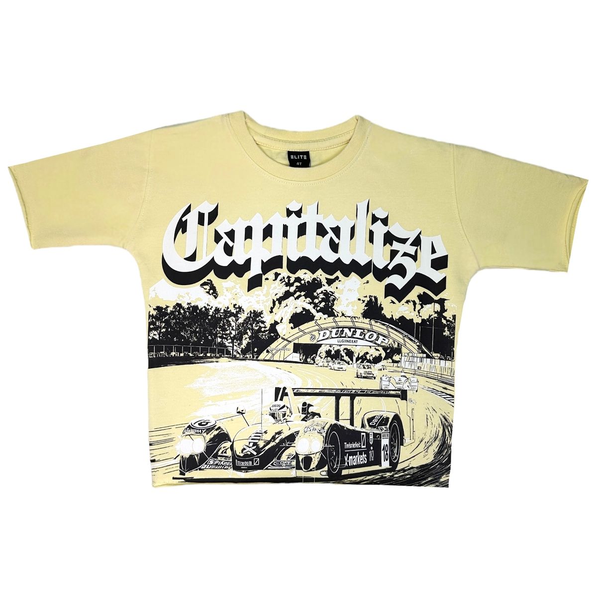 ELITE PREMIUM Capitalize Cropped Oversized T T Kids-Shirt