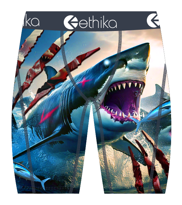 Ethika "Jaw Dropped" Underwear - Shark-Themed