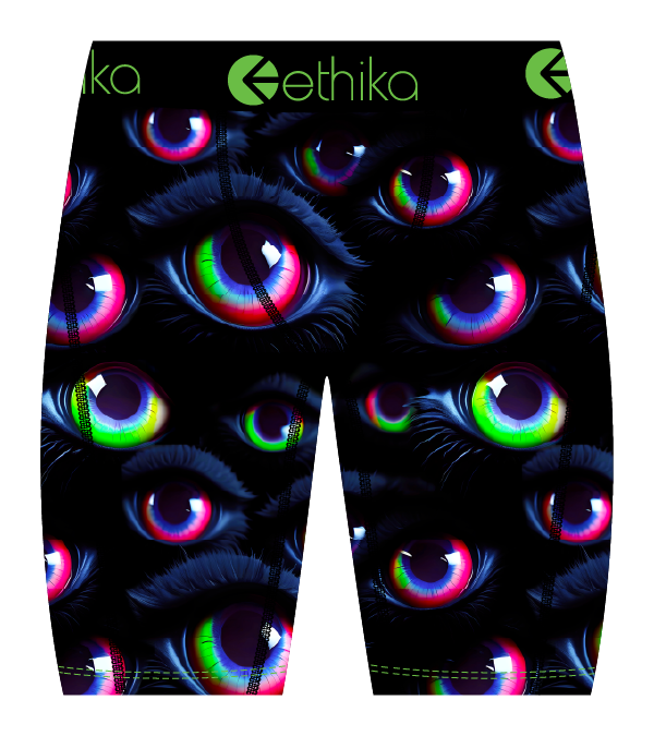 Ethika "Eye See You" Underwear - Colorful Eye Pattern