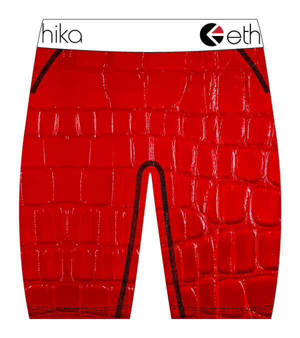 Ethika "Bmr Gator Bites" Underwear - Red