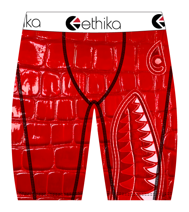 Ethika "Bmr Gator Bites" Underwear - Red