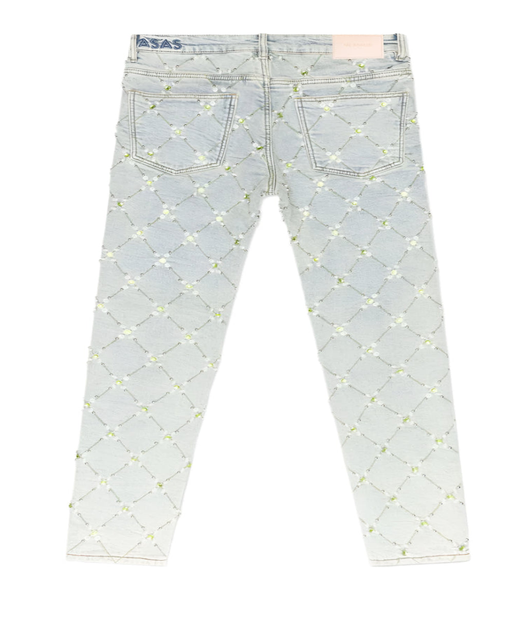 Valabasas Blur Jeans - Studded Pattern