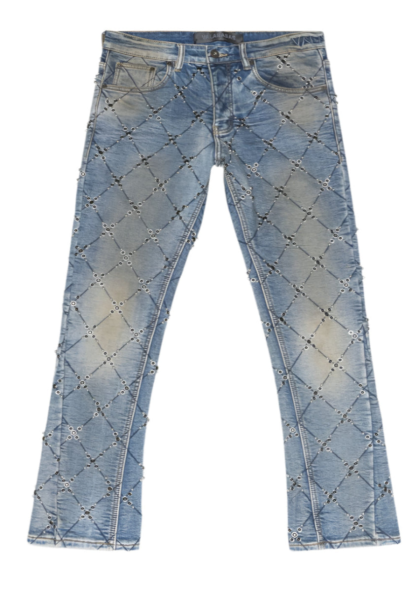 Valabasas "Blur" Jeans - Studded Pattern