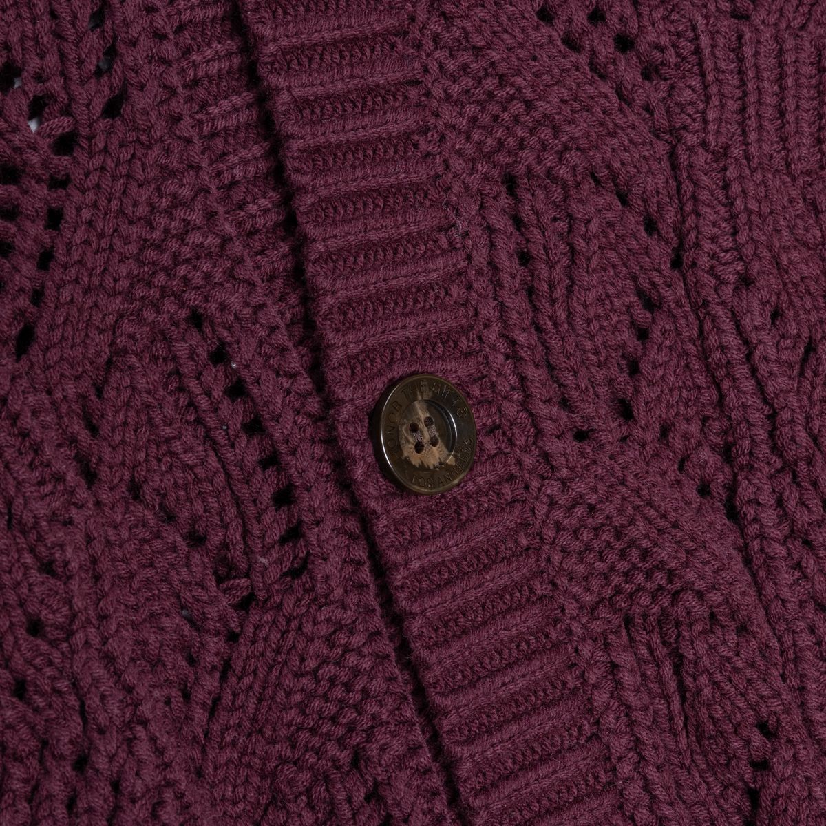 Honor The Gift Cable Sweater - Burgundy