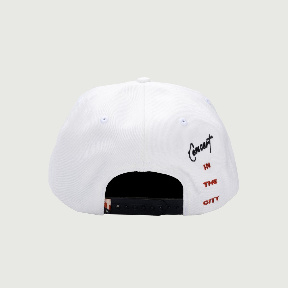 Honor The Gift Embroidered Trucker Snapback Hat - White