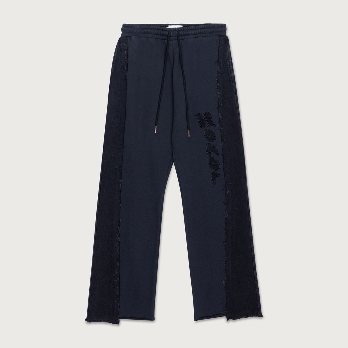 Honor The Gift Two-Tone Denim Jogger Pants - Black