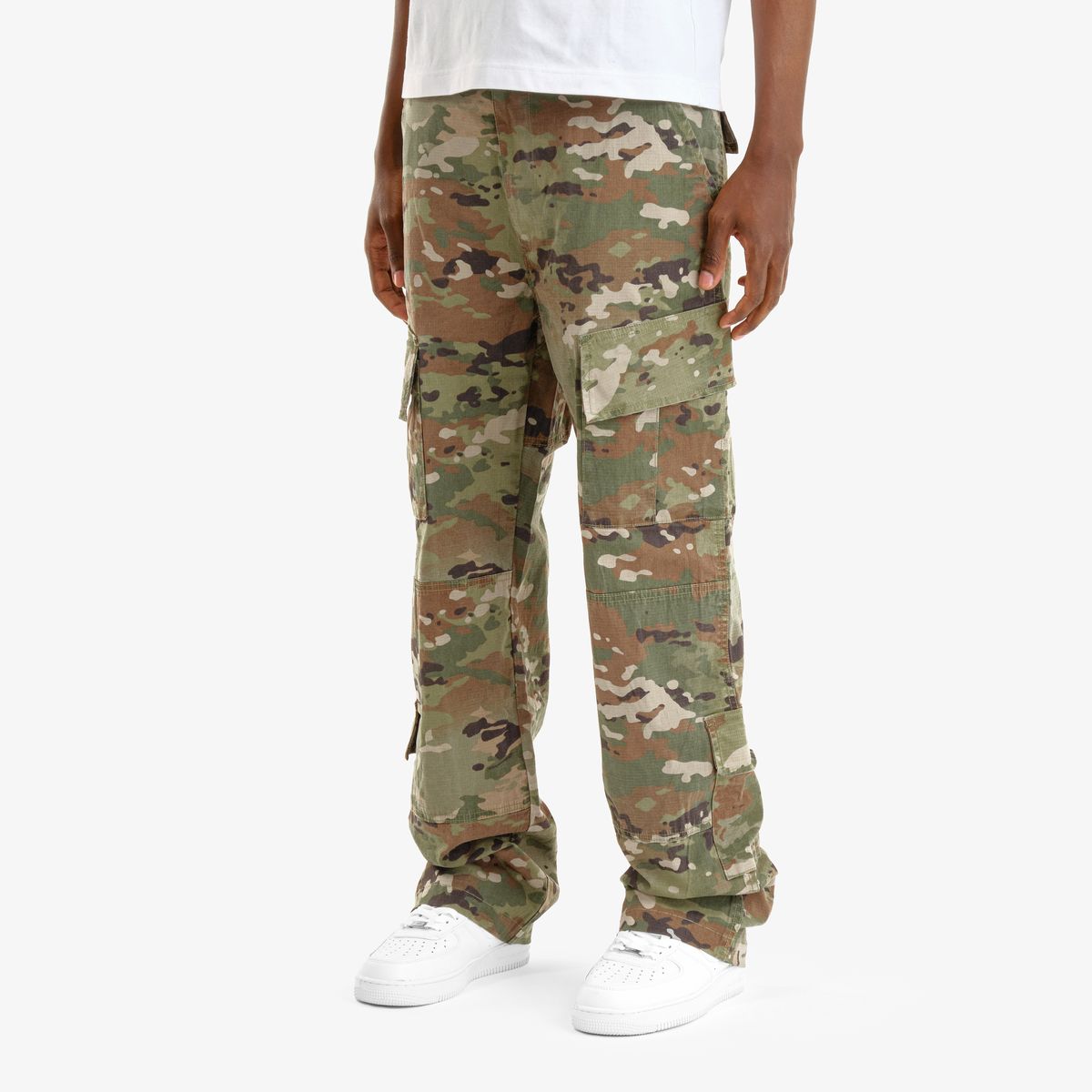 Copper Rivet Camo Cargo Pant - Camouflage Pattern