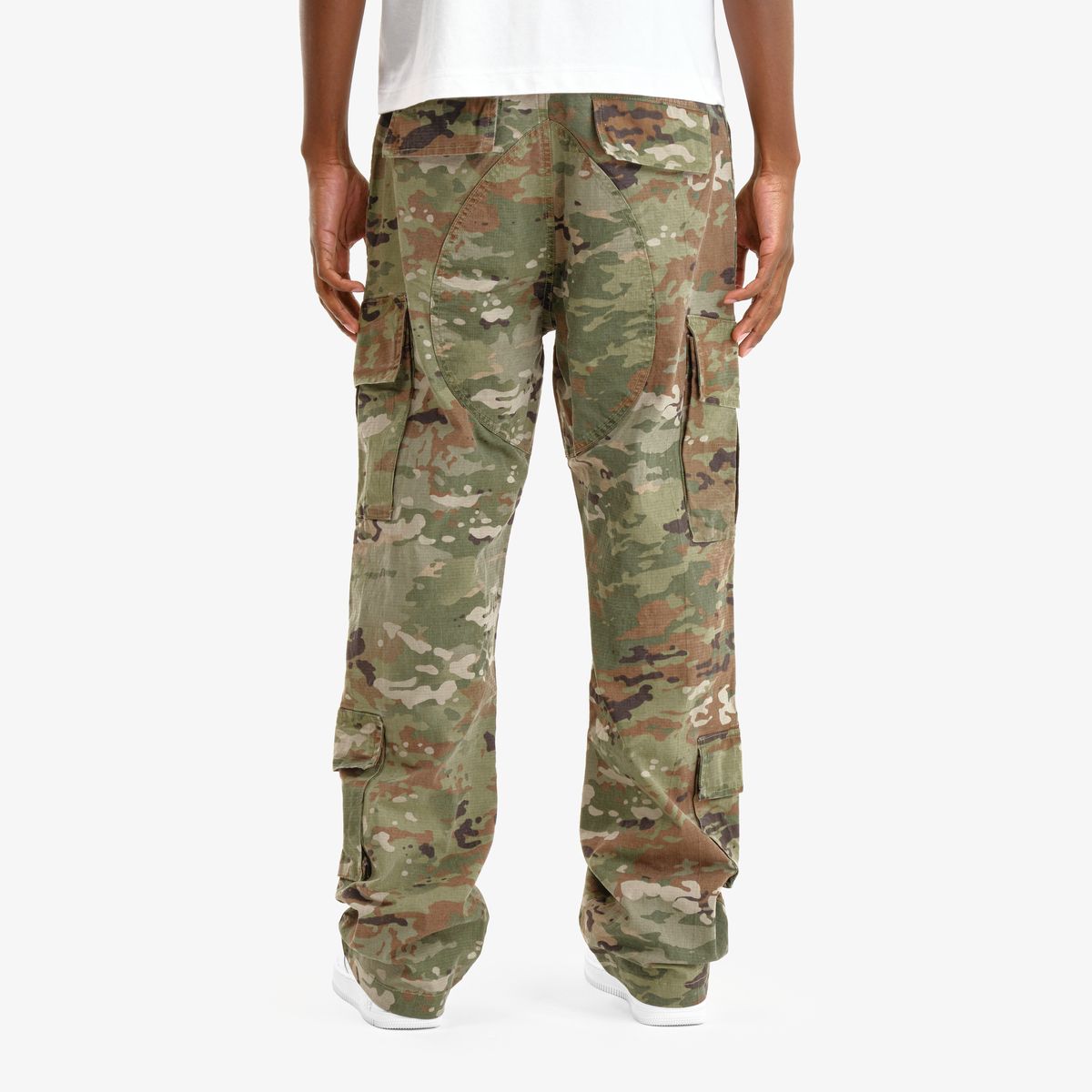 Copper Rivet Camo Cargo Pant - Camouflage Pattern