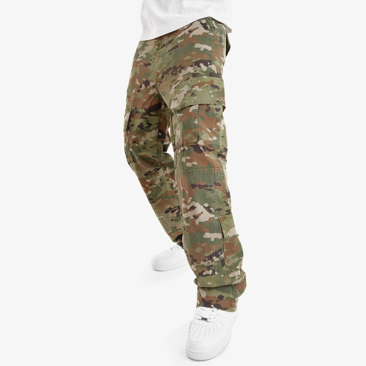 Copper Rivet Camo Cargo Pant - Camouflage Pattern