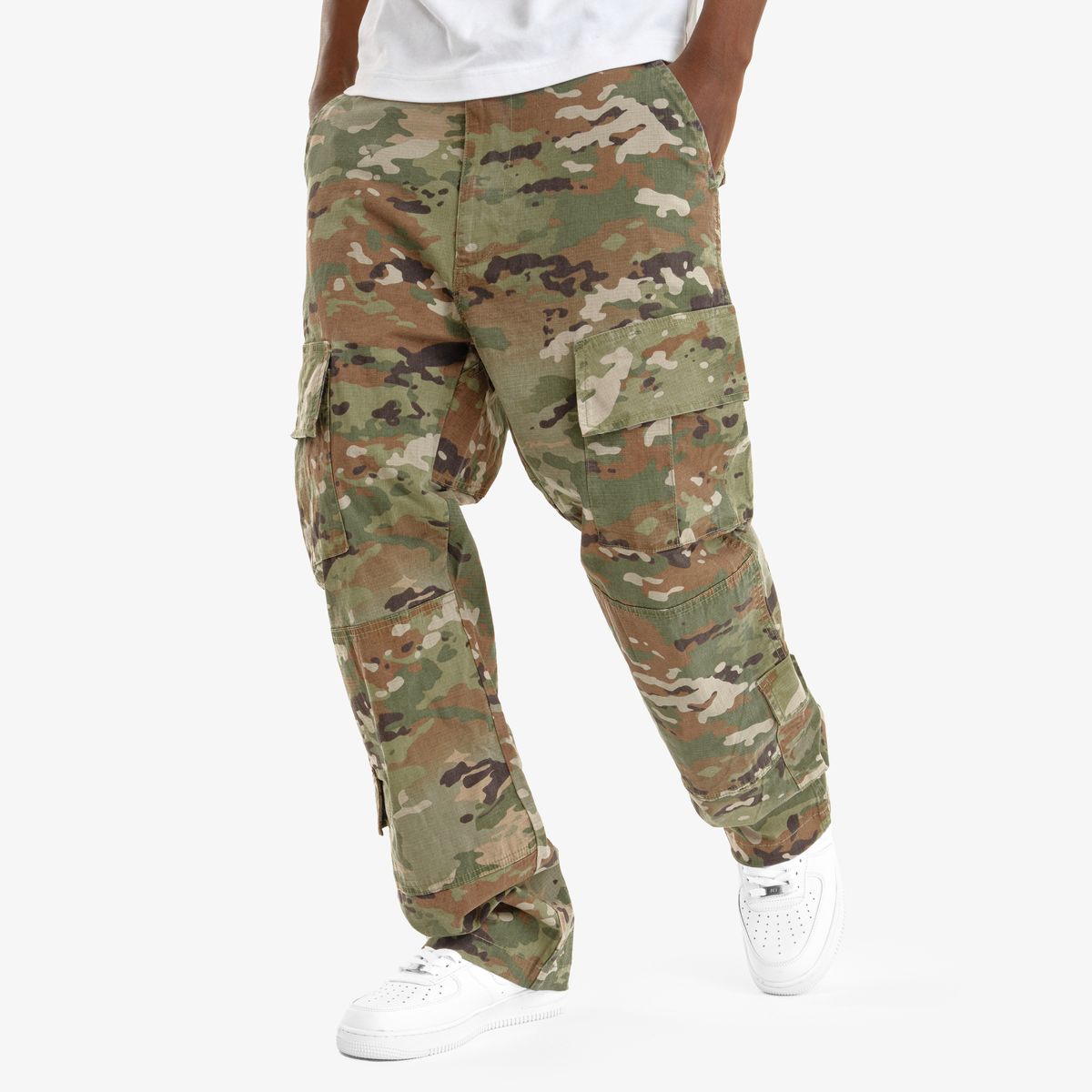 Copper Rivet Camo Cargo Pant - Camouflage Pattern