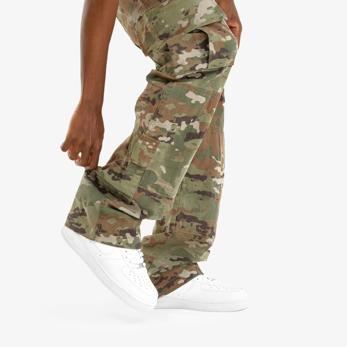 Copper Rivet Camo Cargo Pant - Camouflage Pattern