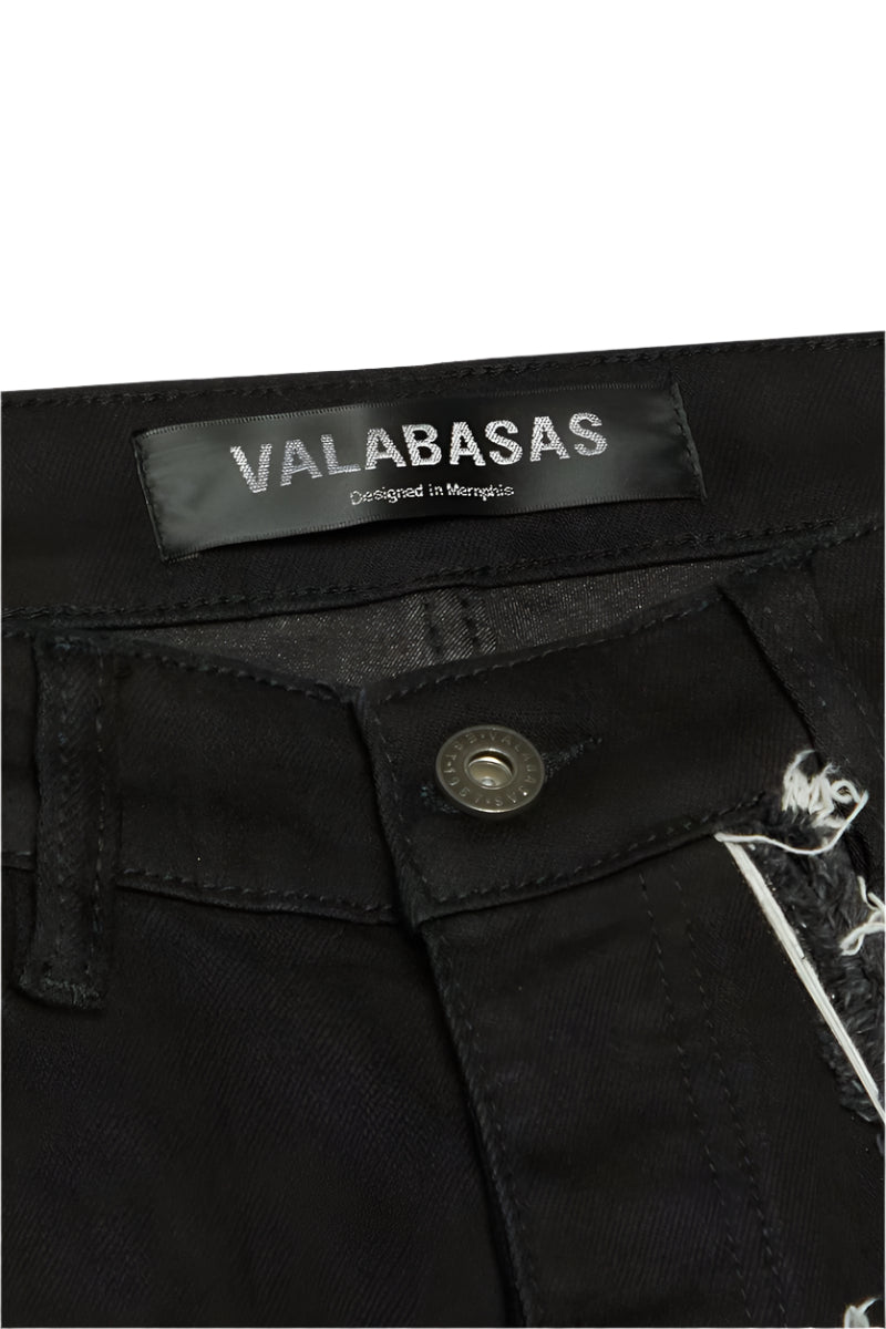 "Archane" Baggy Black White