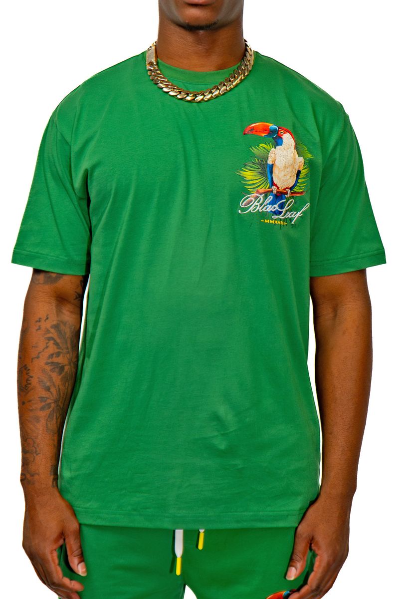 Black Leaf "Paradise Vibes" T-Shirt - Green