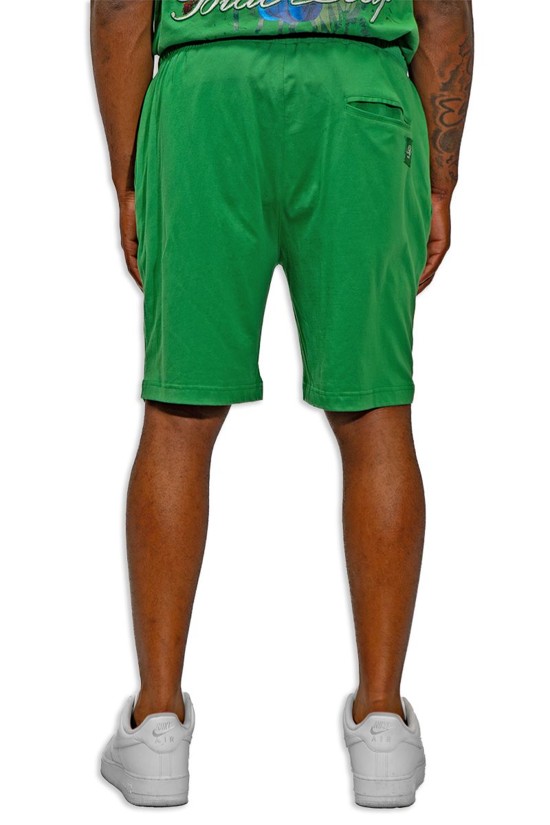 Black Leaf "Paradise Vibes" Shorts - Green