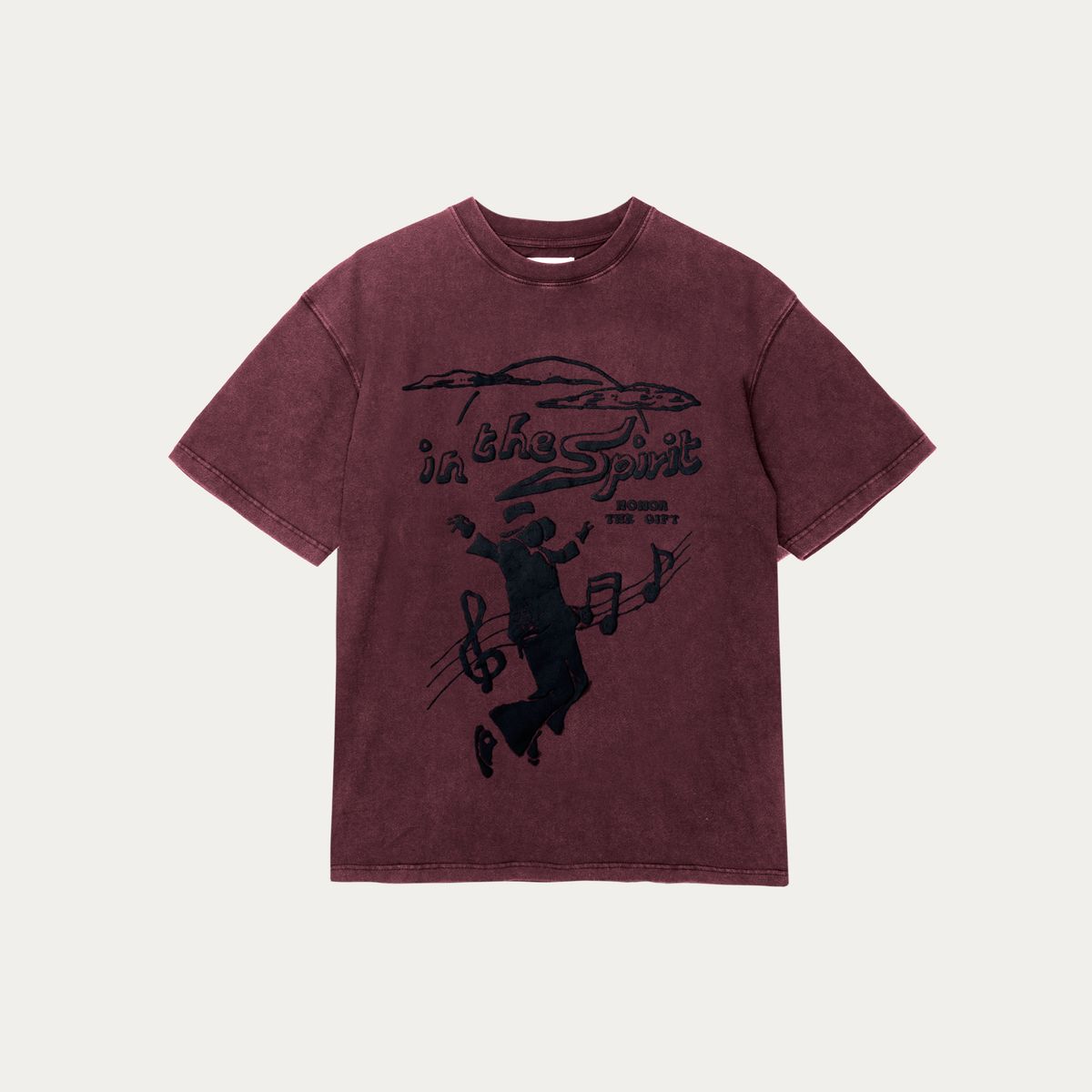 Honor The Gift The Spirit Maroon T-Shirt