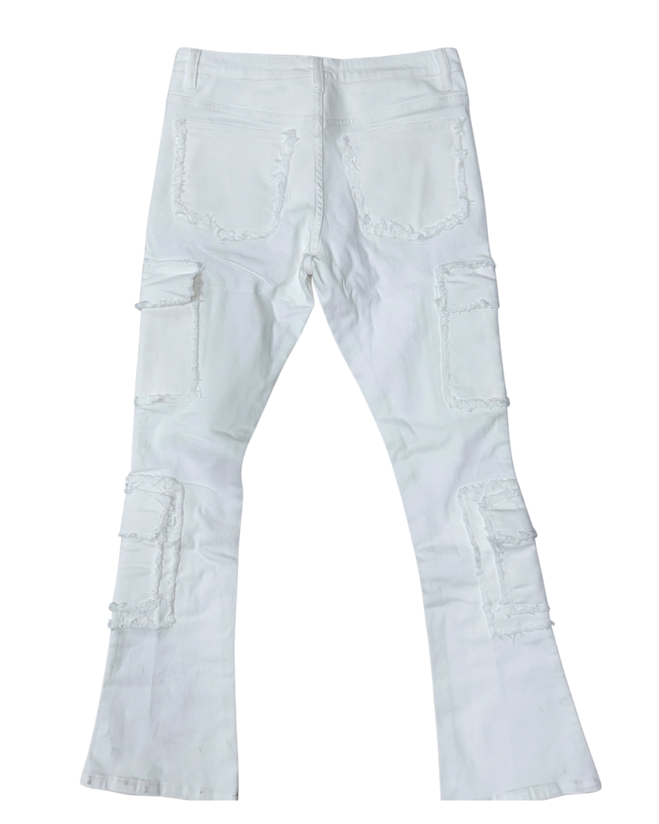 Fame Culture "Cold Lies" Pants - White