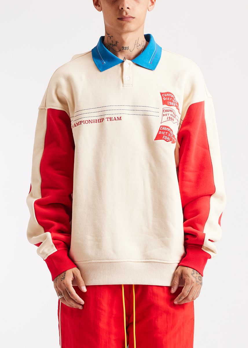 Champion Sport Pullover Men's Sweatshirt - Beige