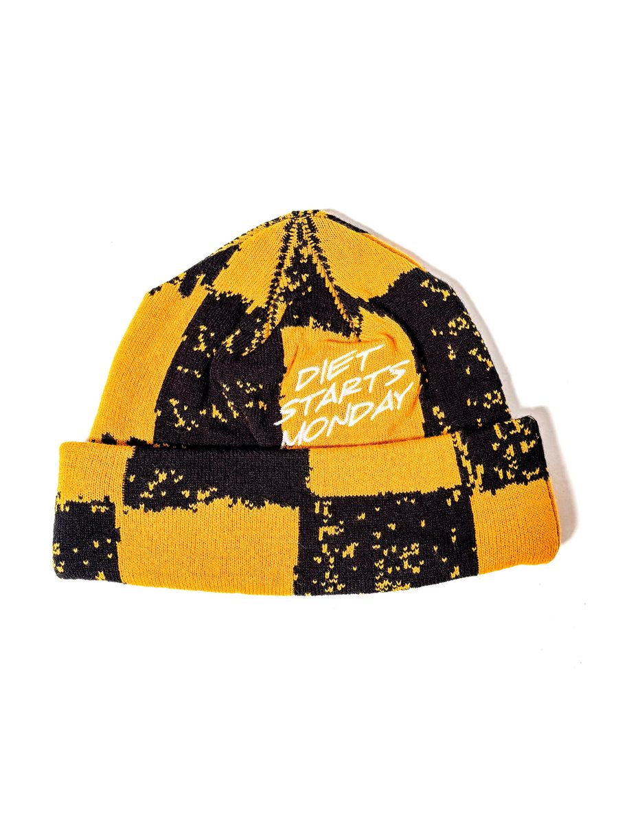 Diet Starts Beanie - Yellow