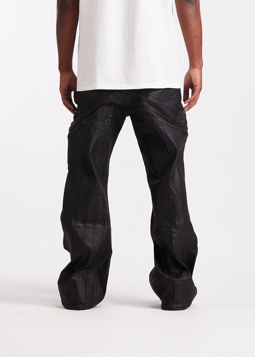 Embellish Ashridge Straight Flare Men's Pants - Black