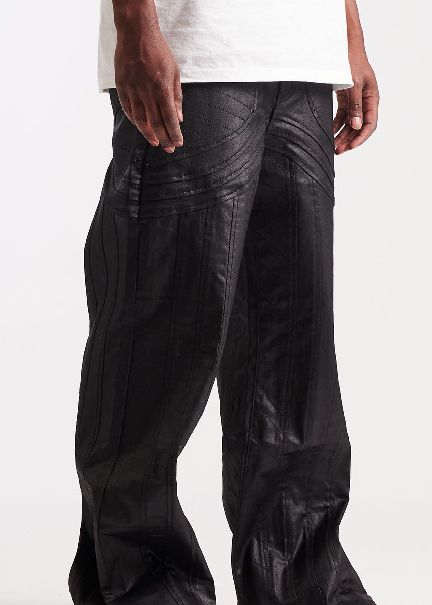 Embellish Ashridge Straight Flare Men's Pants - Black