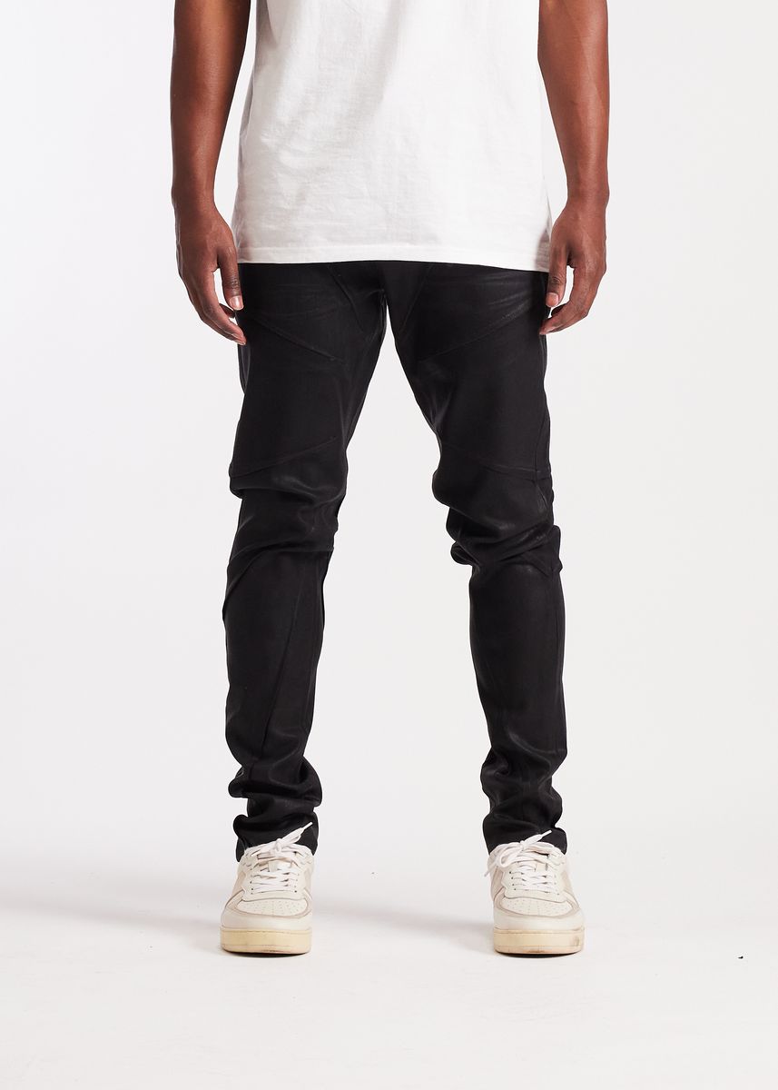 Embellish Noir Denim Men's Jeans - Black