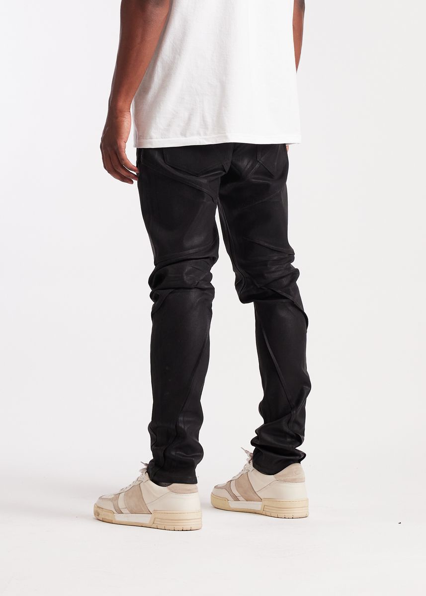 Embellish Noir Denim Men's Jeans - Black