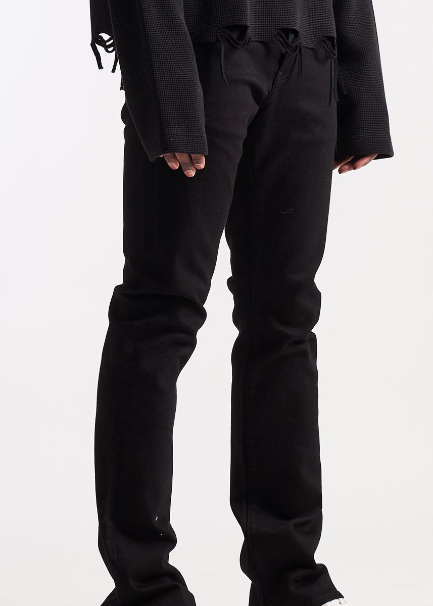 Embellish Flare Jeans - Stacked