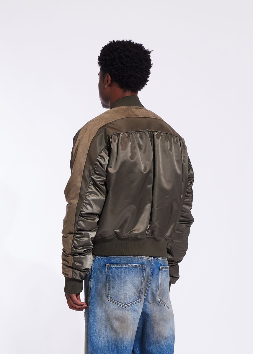 Crysp Olive Green Bomber Jacket - Men's Lightweight Outerwear