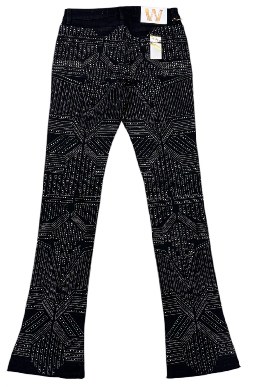 Waimea "M8521D-Jb" Men's Jeans - Black