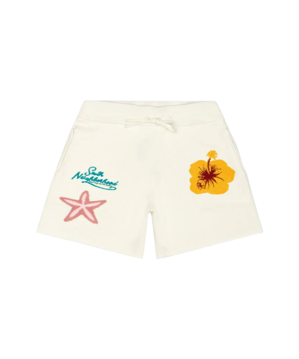 "WAVES" SHORTS CREAM