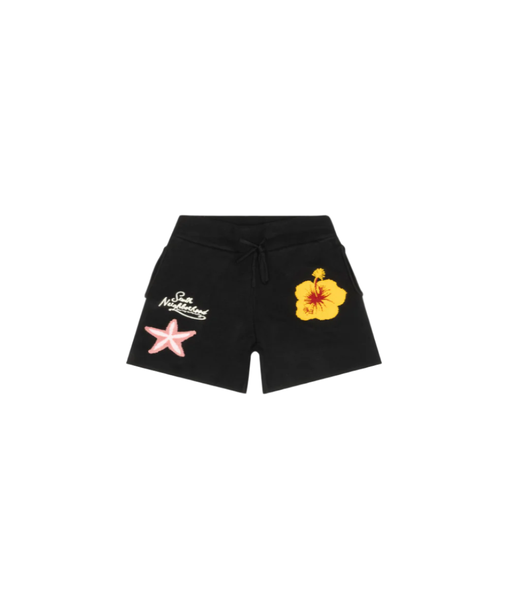 6Th Nbrhd "Waves" Shorts - Embroidered
