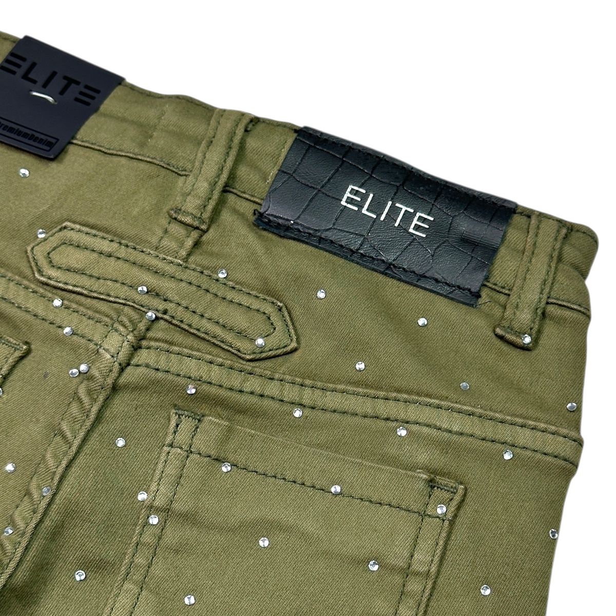 Elite Premium Kids Pants - Olive Green