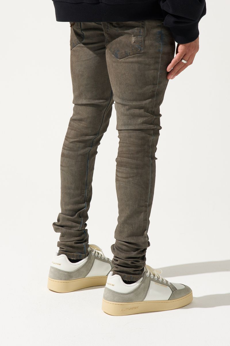 SERENEDE® Nightfall Night Blue Wash Denim Jeans