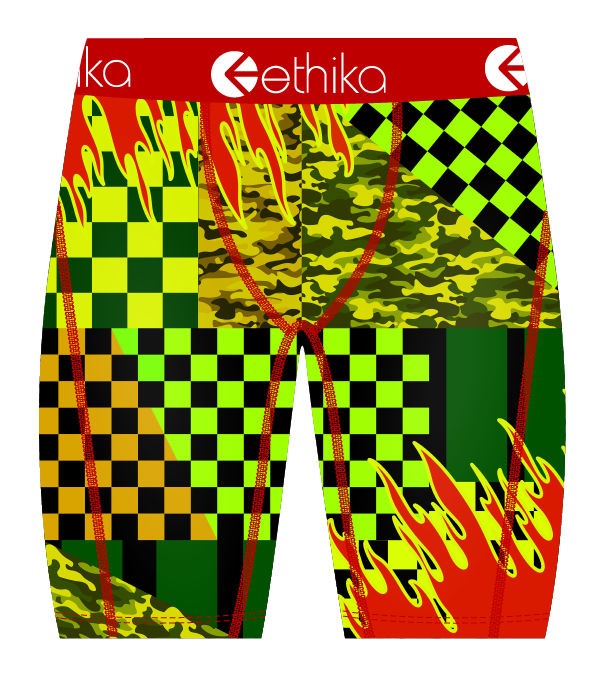 Ethika "Prepare For War" Underwear - Checkered Pattern