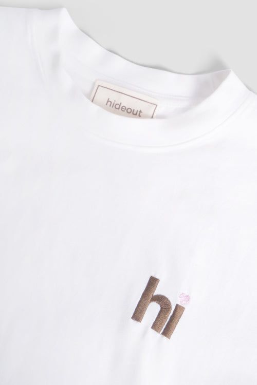 Hideout Flower T-Shirt - Leather Patch