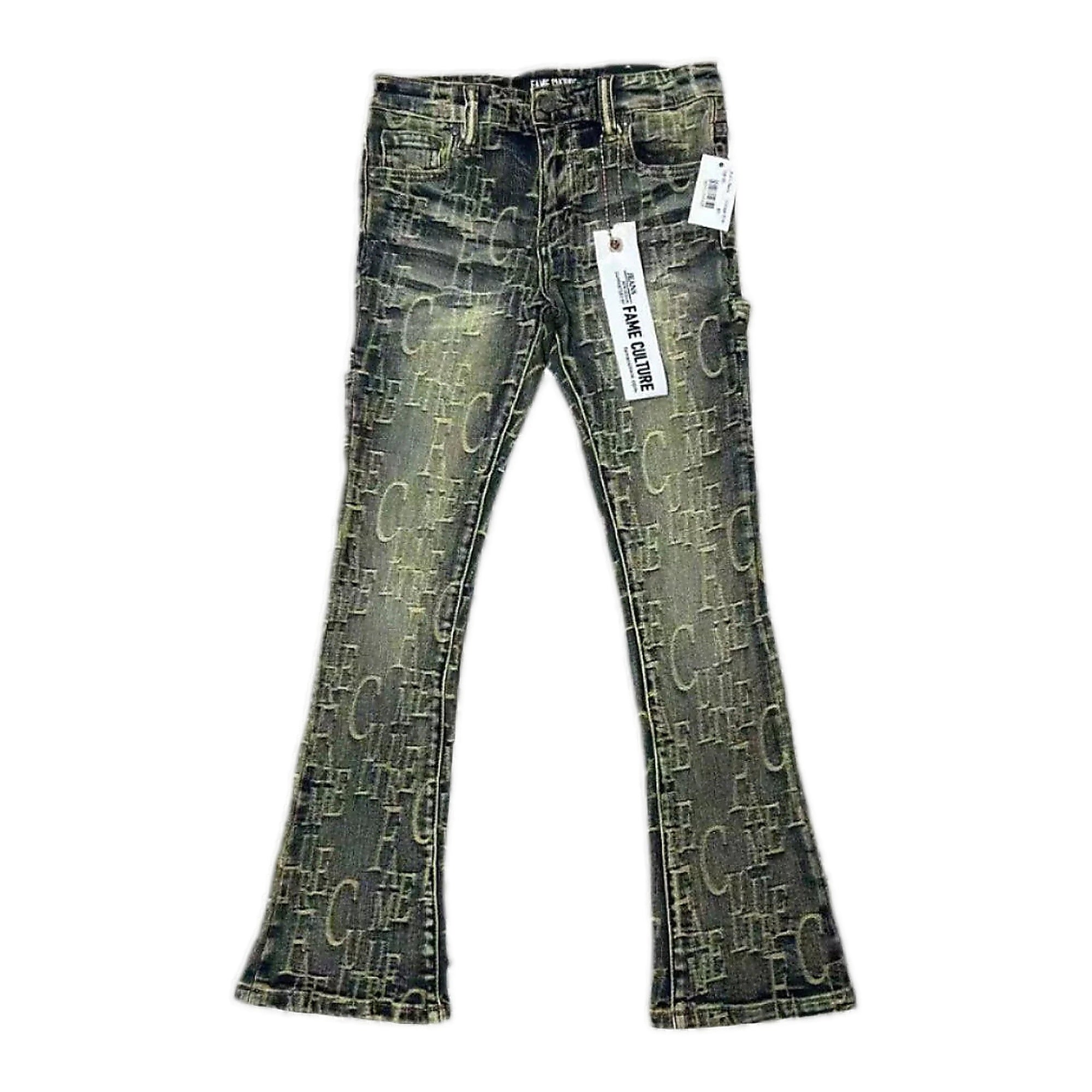 Fame Culture "Puzzled" Jeans - Dark Wash