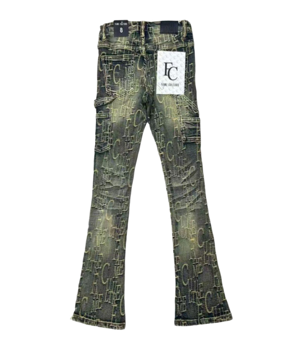 Fame Culture "Puzzled" Jeans - Dark Wash