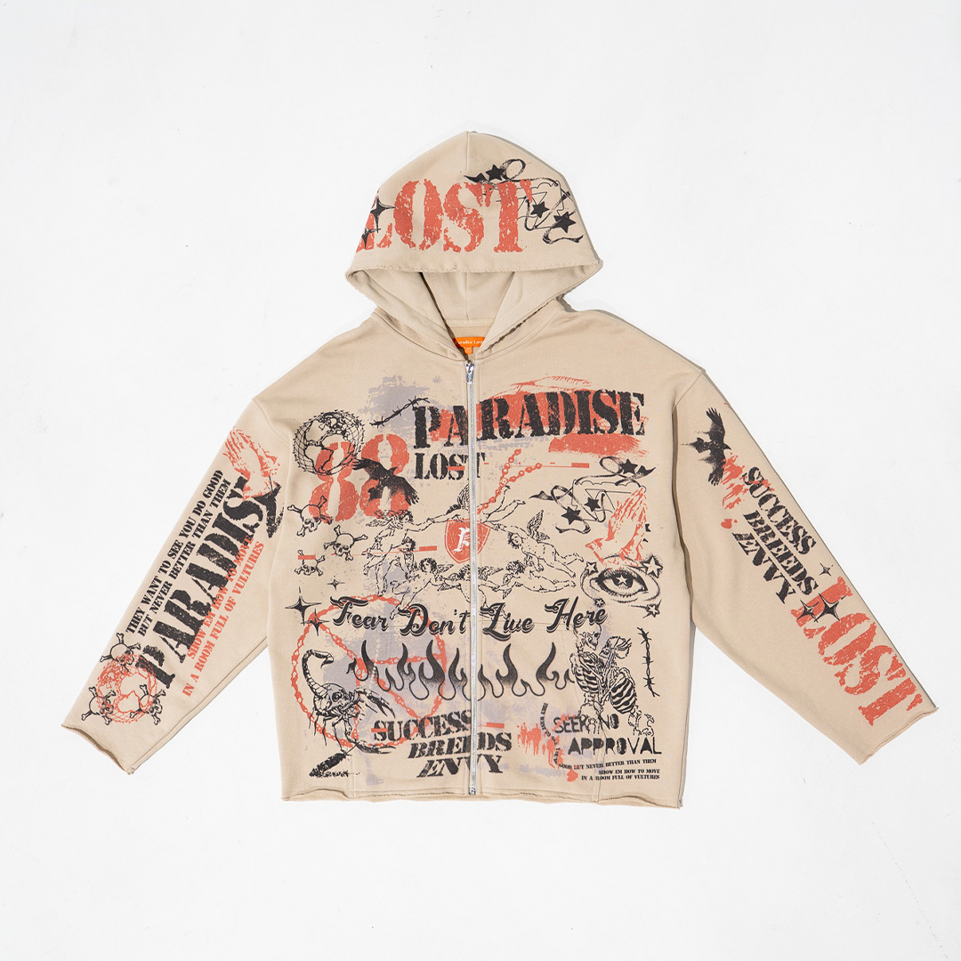 Paradise Lost Scars Of Success Men's Hoodie - Beige