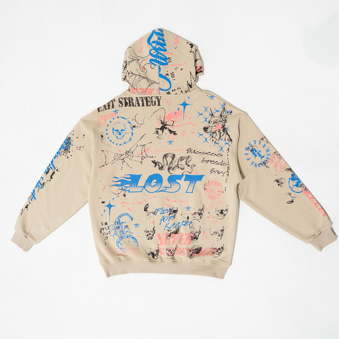 Paradise Memories Of The Lost Hoodie - Beige