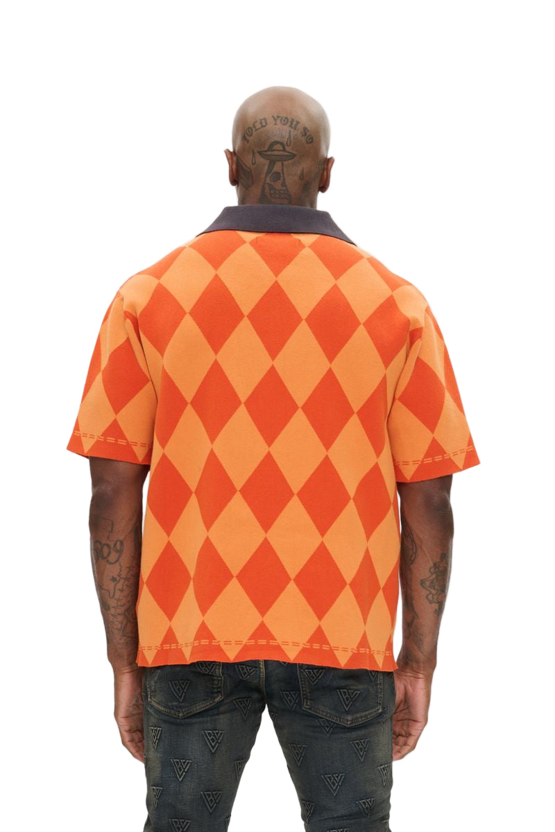 Valabasas "Thanya" Polo Shirt - Argyle Pattern