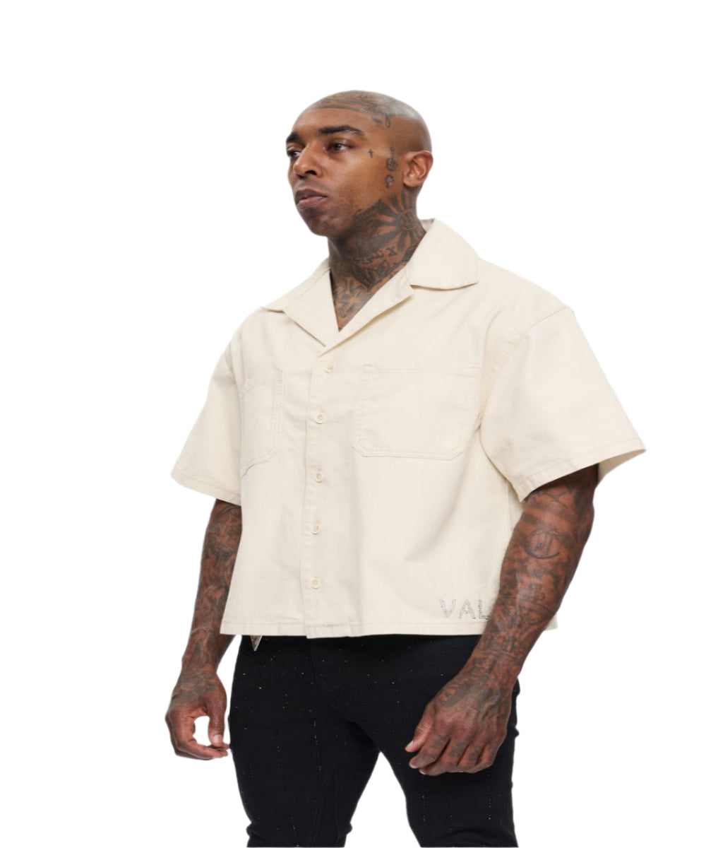 "SHINE" BUTTON DOWN