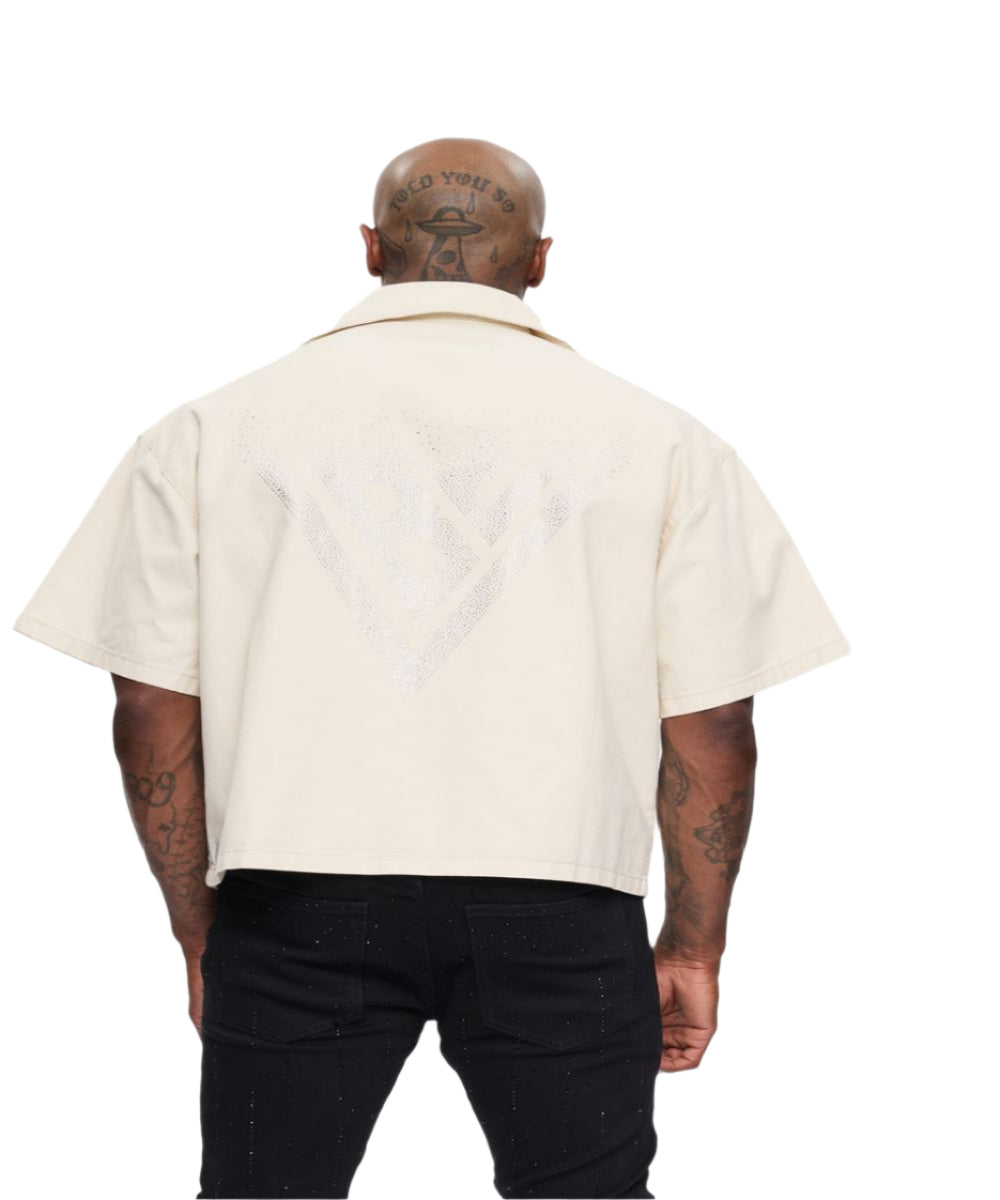 "SHINE" BUTTON DOWN