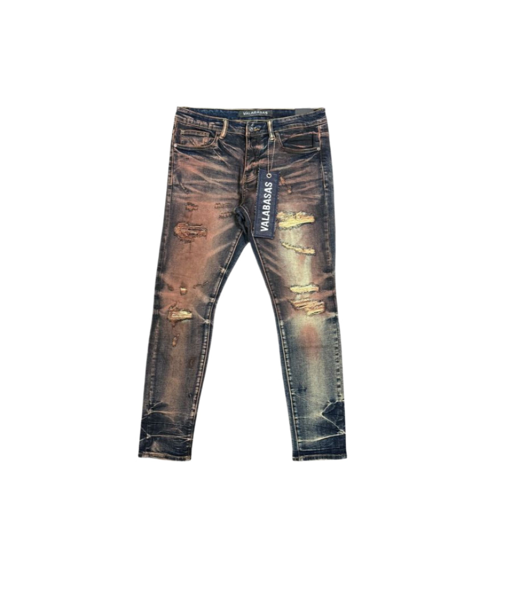 "SUNSET BOULEVARD" SKINNY DENIM