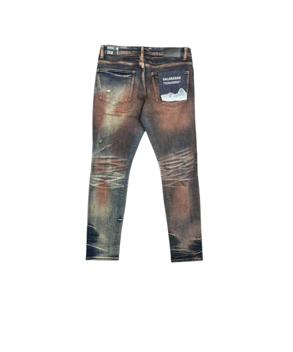 "SUNSET BOULEVARD" SKINNY DENIM