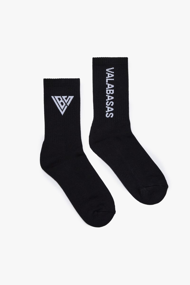 Valabasas "Footprint" Socks - Embroidered