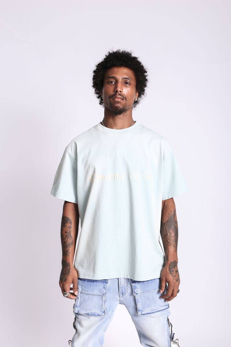 Elements of Art "Element'S Resort" T-Shirt - Light Blue