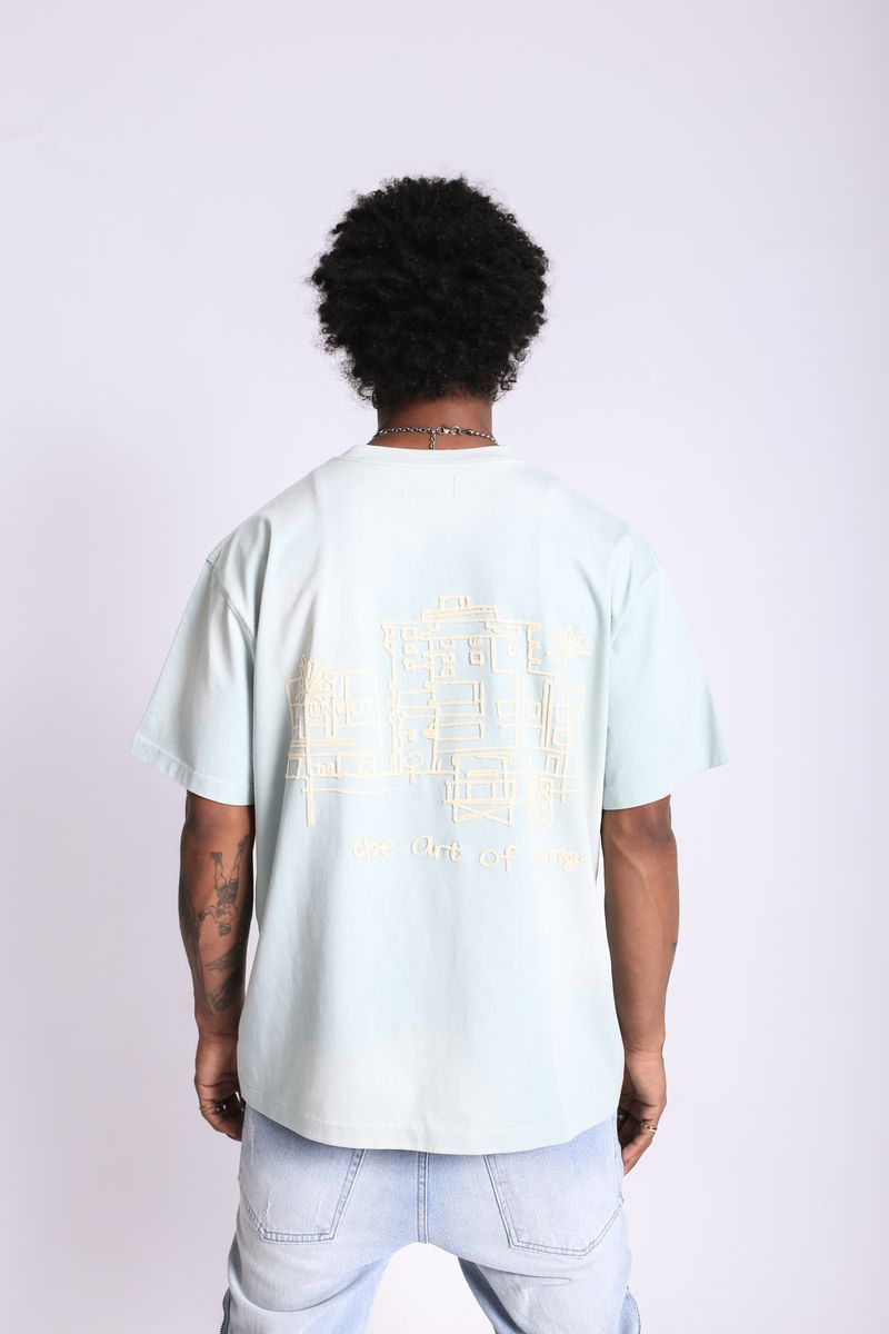 Elements of Art "Element'S Resort" T-Shirt - Light Blue