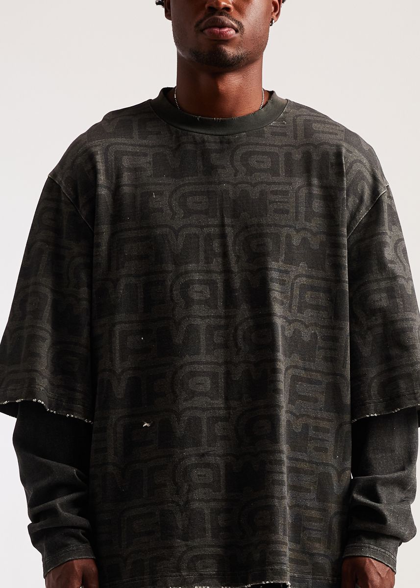 Embellish Graphic Shirt - Double-Layered