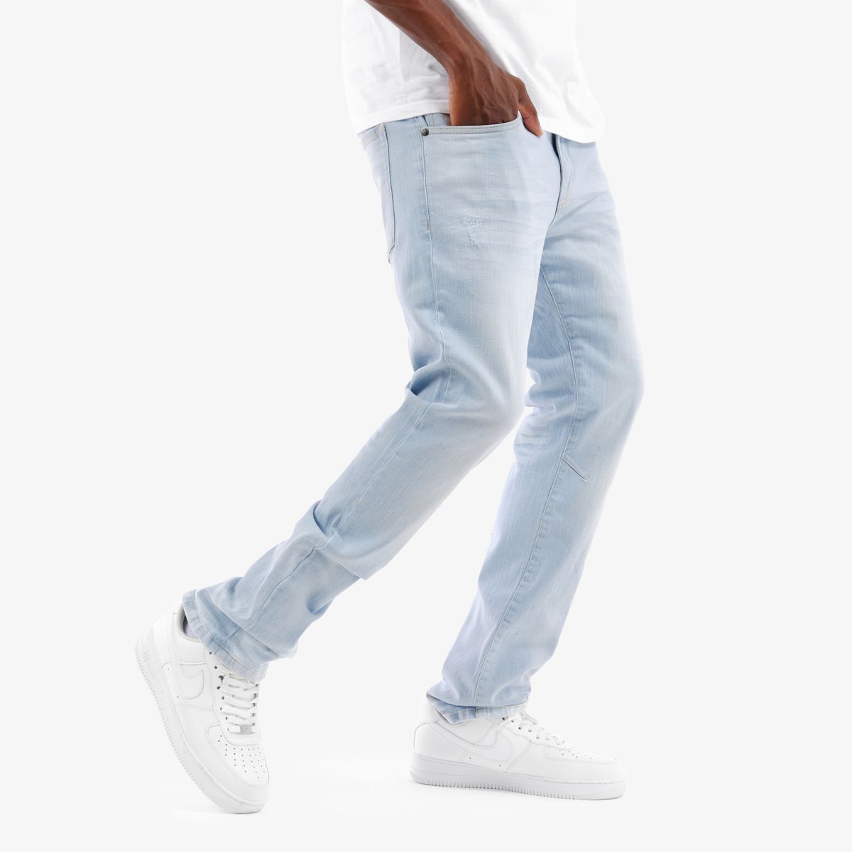 Copper Rivet Faded Jeans - Slim Fit